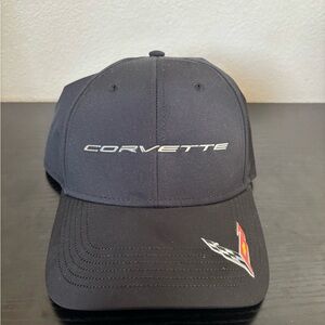 Corvette Black Baseball Cap